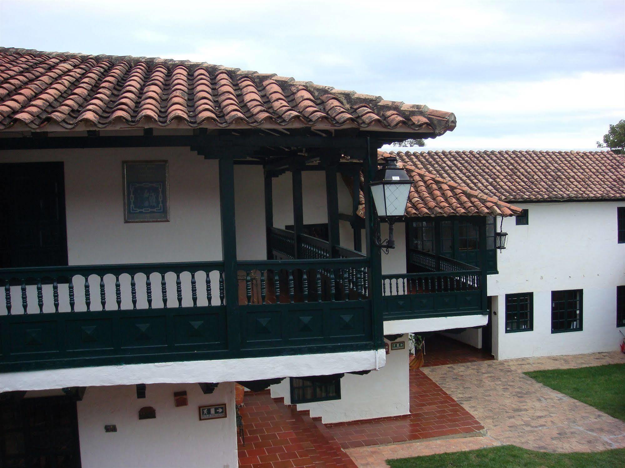 Hotel Hospederia San Carlos Villa De Leyva Bagian luar foto
